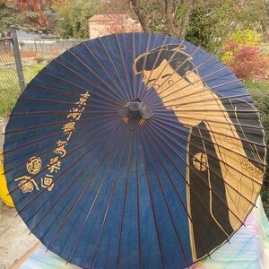 Antique Japanese Paper Umbrella